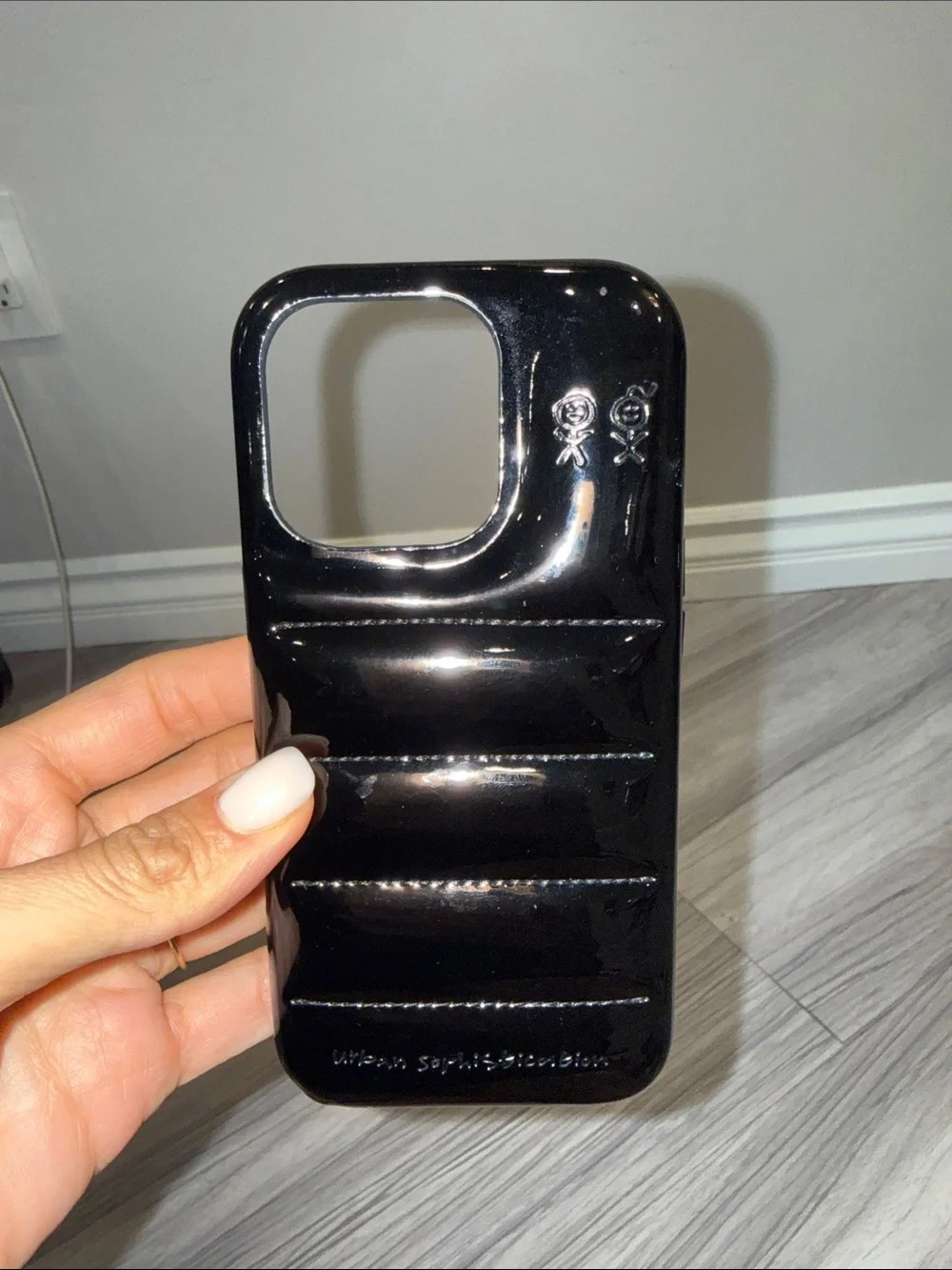 The Puffer Case® - Black Manhattan - iPhone 16 Pro